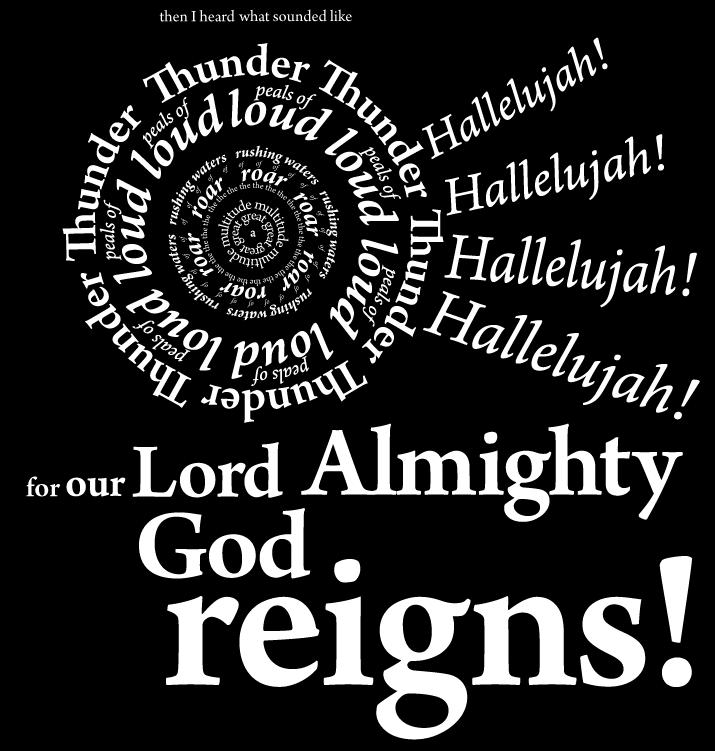 from Revelation 19:6-7