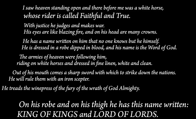 from Revelation 19:11-16